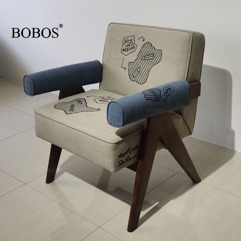 昌迪加尔单人美式沙发椅