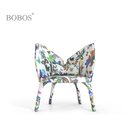 bobos蝴蝶布艺款休闲椅