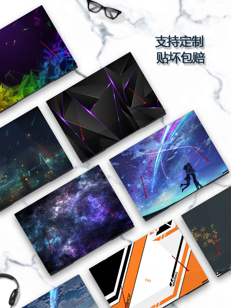 16寸神舟战神T8-DA个性彩膜T7-DA漫画7NP贴纸5NP外壳贴膜9NT笔记本7NS炫彩机身5NS定制全套保护膜