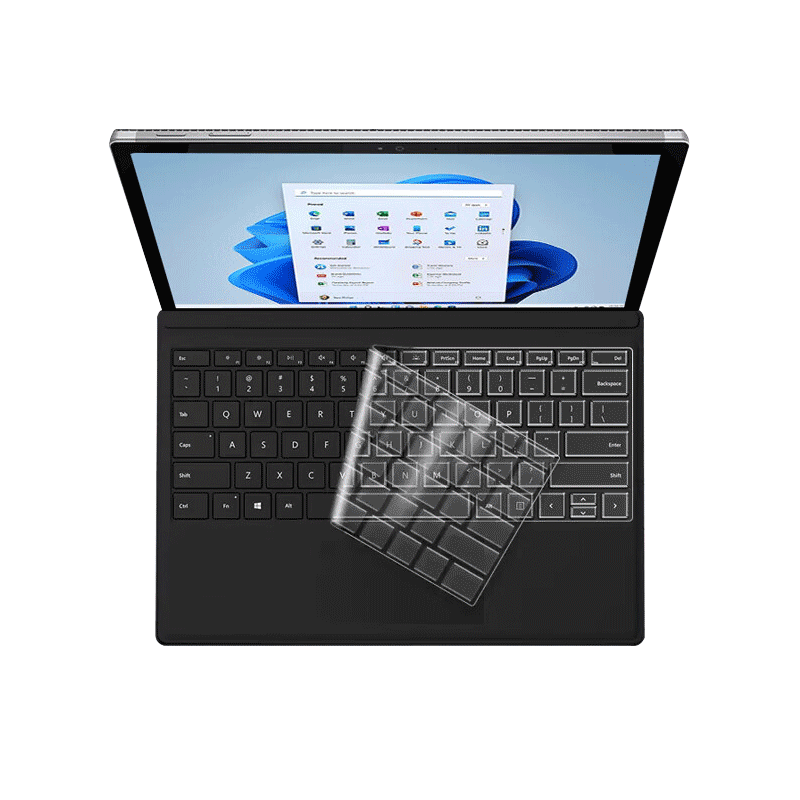 适用微软Surface二合一平板Pro4/5/6/7/8电脑Pro9键盘膜Pro X防尘套Go键盘Go2保护膜Go3钢化膜防蓝光屏幕贴膜