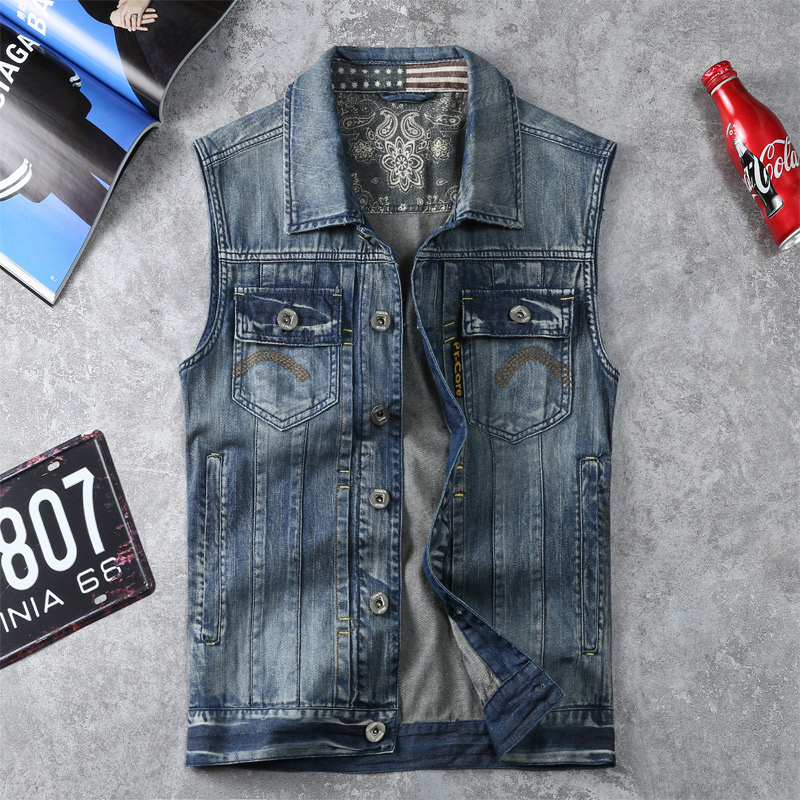 新款马甲坎肩潮男士马夹外套秋装