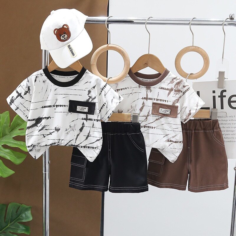 男童2025夏季新款套装帅气宝宝夏天衣服儿童夏装短袖两件套