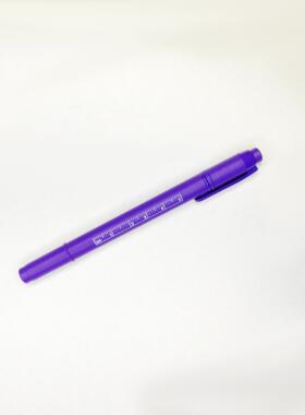 特惠新款促销紫色人体皮肤记号笔针刀记号笔穴位点记号笔双头笔