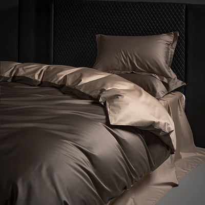 MM裸感100s四件套长绒棉贡缎全棉床单被套纯棉轻奢北欧风床上床品