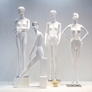 模特道具女全身人体假人台仿真模型橱窗婚纱女装 内衣服装 店展示架
