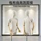高档竹节麻男模特半身道具挂件手男装 店全身人体台模特展示架 服装
