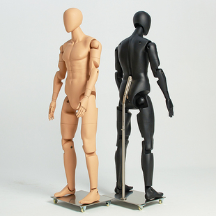 全身模特道具男女运动跑步机器人可活动关节多功能造型人台展示架