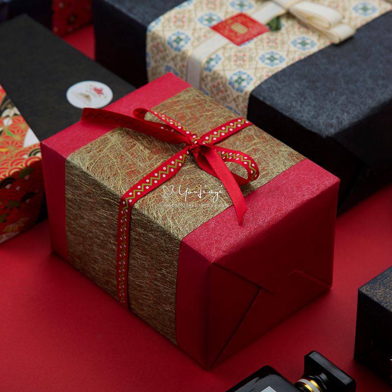 加厚礼品包装纸 大号情人节生日礼盒商务礼物装饰艺术纸 丝影系列