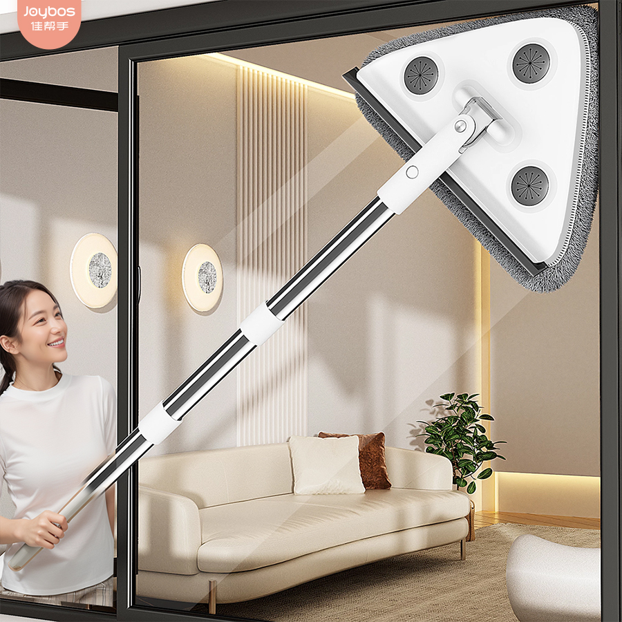 【刮擦一体】伸缩玻璃擦高楼擦窗