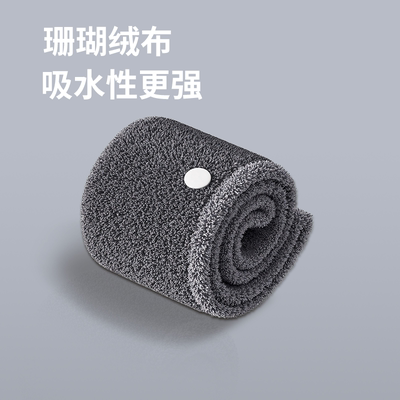 佳帮手【铝合金魔术扫把】原装配布替换头套布