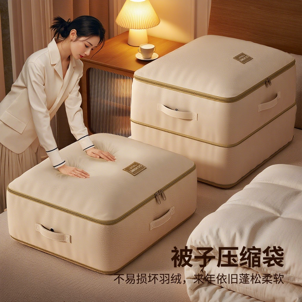 佳帮手羽绒被压缩袋衣服收纳袋羽绒服棉被收纳袋子被子衣物整理袋