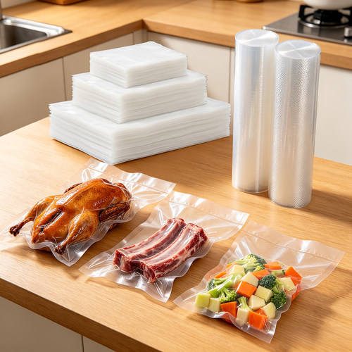 单面网纹真空袋食品级不挑机型