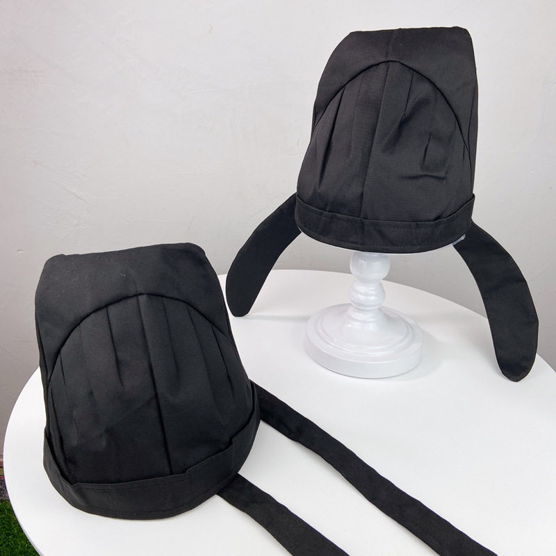 李白帽子古装汉服帽子书生居士帽子唐宋幞头帽子儿童演出戏曲装饰