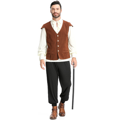 万圣节文艺复兴时期贵族中世纪海盗cosplay服装骑士吸血鬼扮演服