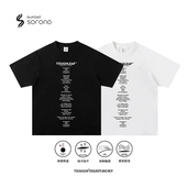 原创印花索罗娜t恤男速干抑菌宽松情侣短袖 toughleaf 凉感防晒