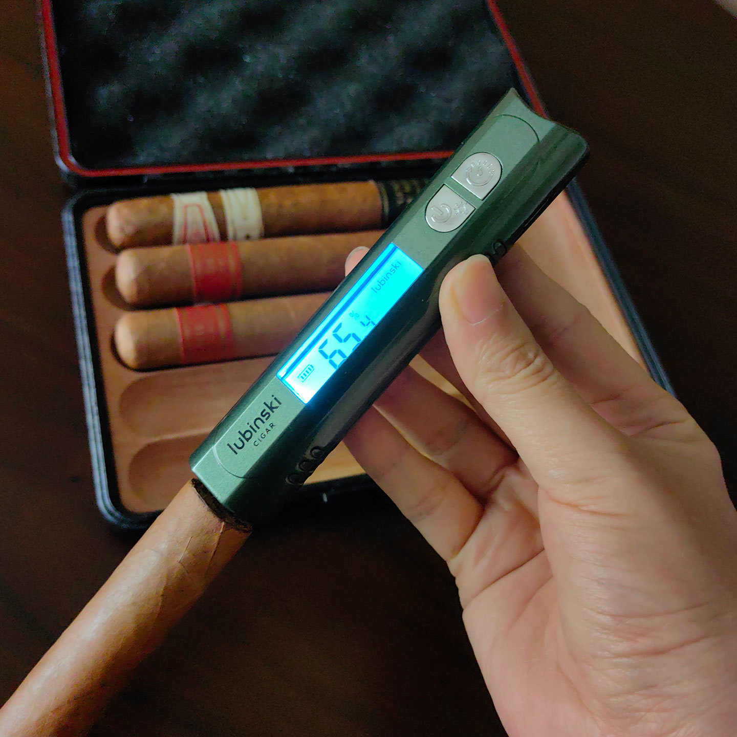 Lubinski雪茄专用湿度计精准湿度