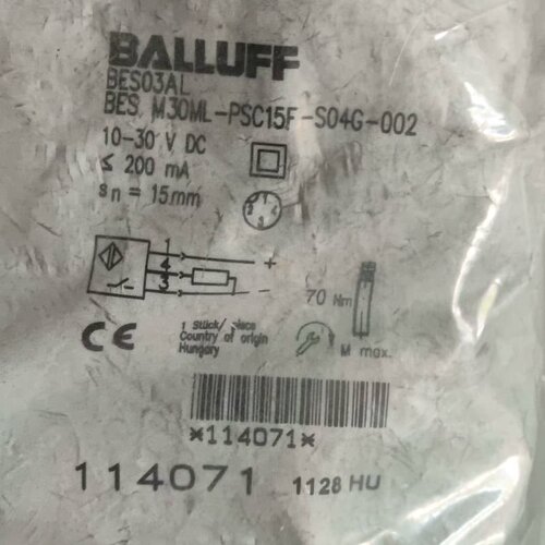 售前询价原装正品巴鲁夫型号BES03AL BES M30ML-PSC15F-S04G-002