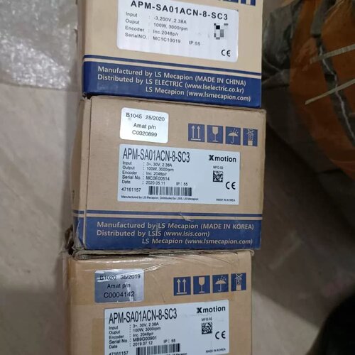 售前询价韩国LS伺服马达APM-SA01ACN-8-SC3 带剎