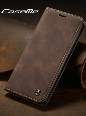 适用小米14手机壳真皮防摔15/12pro 11高端13lite全包10C翻盖式保护套13R/T磁吸新款红米note13/poco X6/M6/7