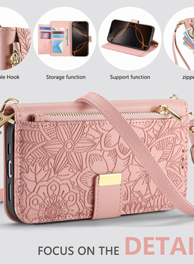 适用OPPOFindX9手机壳新款OPPO Findx9pro斜挎背挂绳OPPOA1i/A58x防摔A79/78翻盖保护皮套A56/57/55/A93S简约