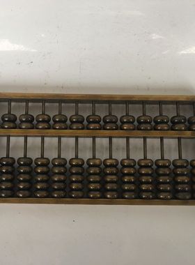 荣华富贵算盘实心炒股桌面装饰