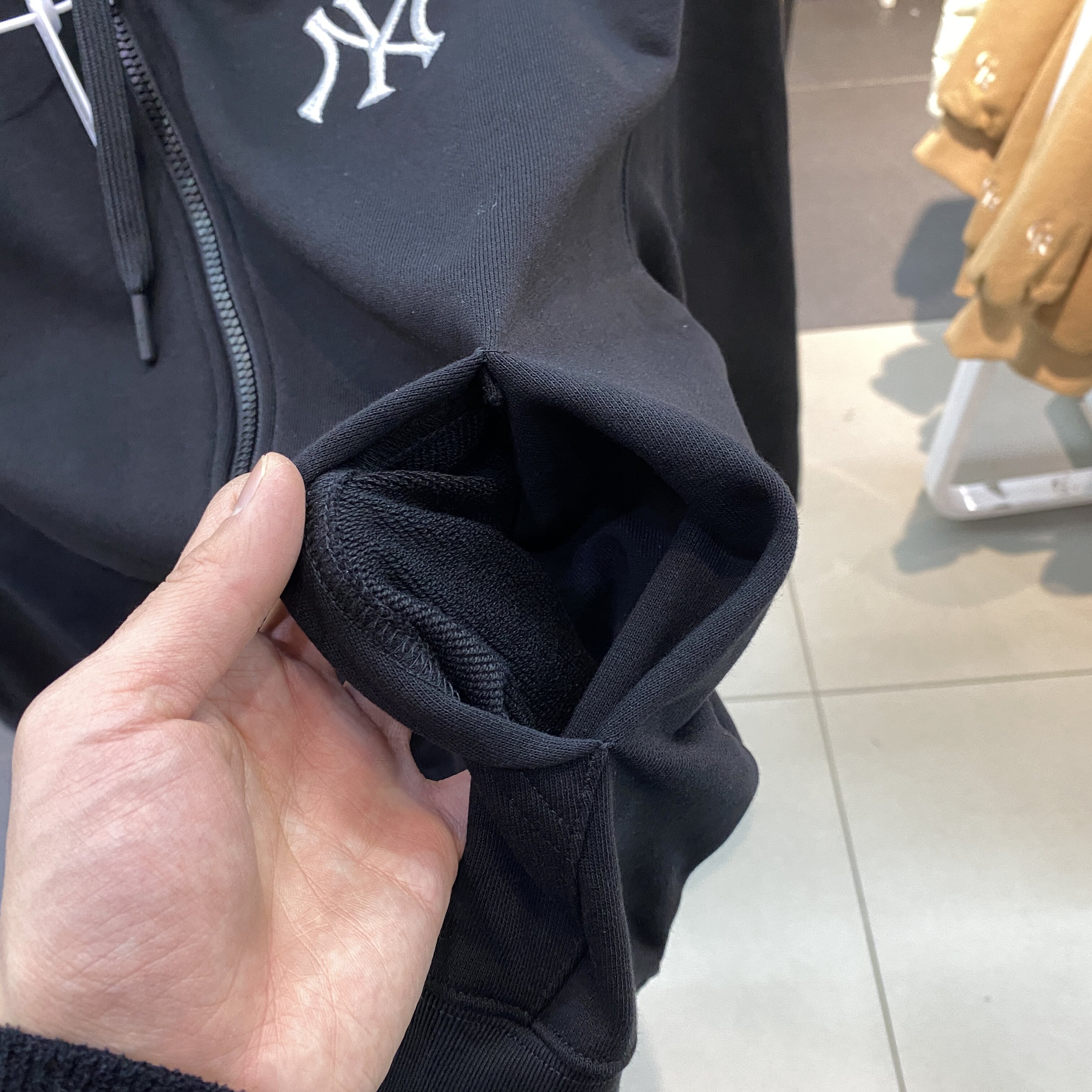 MLB 니트 재킷 24봄 남여 3ATRQ0141-50BKS