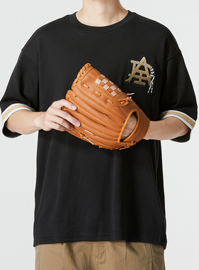 阿迪达斯三叶草短袖男女装2023春夏新款运动服情侣黑色T恤HS2017