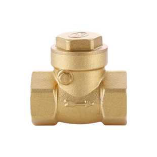 全铜卧式止回阀4/6分1寸水泵单向阀dn15止逆阀20自来水管管道阀门