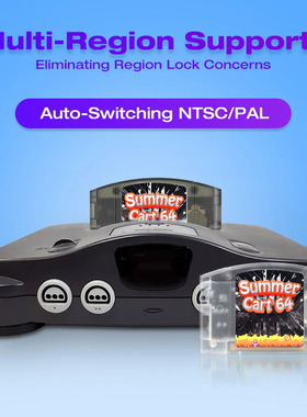 SUMMERCART64烧录卡N64烧录卡版支持N64DD/GB/GBC/NES/SNES游戏