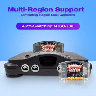 NES SUMMERCART64烧录卡N64烧录卡版 GBC SNES游戏 支持N64DD