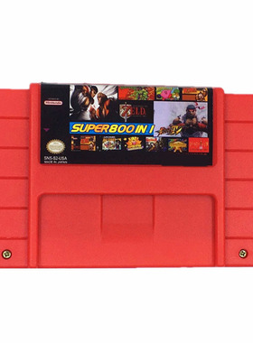 任天堂美版SFC游戏机游戏卡SNES800合一游戏卡原装的OS系统