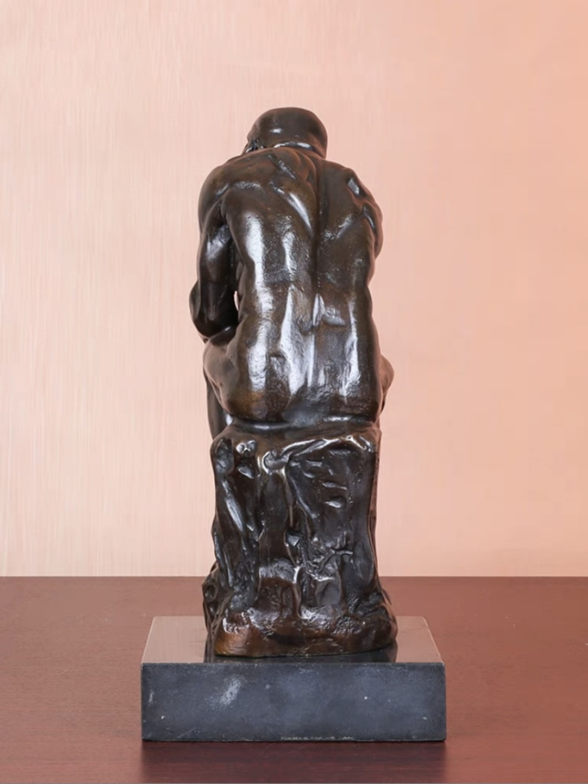 铜雕塑罗丹思想者铜像摆件家居装饰品创意礼品客厅玄关书房摆设i.