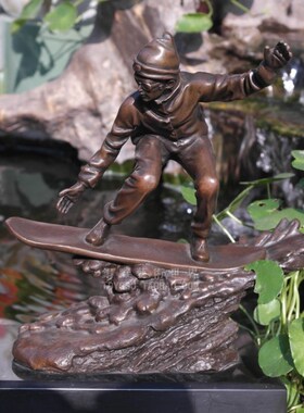 艺术风世界生日礼物雕塑书房摆件