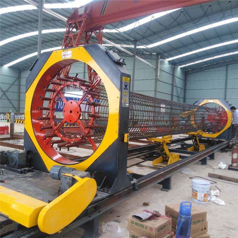 万尊生产 数控钢筋笼滚焊机 全自动2米2.2米桩径钢筋滚焊机厂家