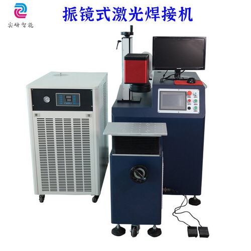 振镜式自动激光焊接机数据线接头手机屏蔽罩五金门窗曲面连续点焊