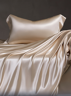 重磅真丝四件套桑蚕丝床单被套丝绸床笠轻奢高级感主卧室冰丝床品