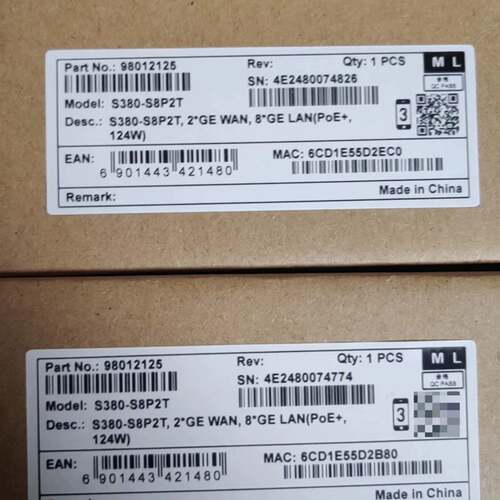 可维修S380-S8P2T/S380-S8T2T 5口10口千议价