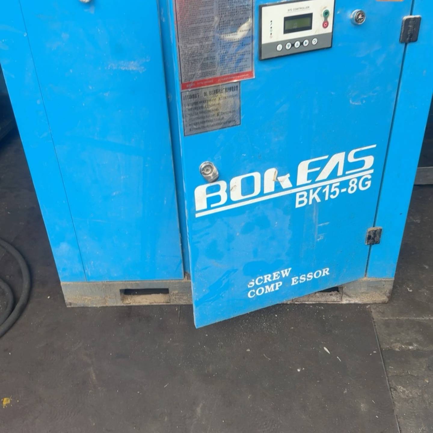 可维修博瑞斯BK15-8G螺杆空压机，15KW，功能正常，带控制面议价图片