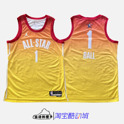 耐克拉梅洛鲍尔NBA全明星SW球衣