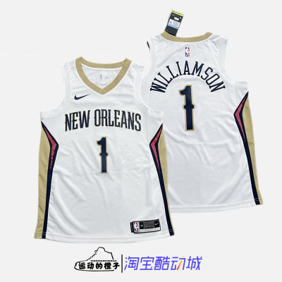 耐克NBA鹈鹕队锡安男子SW球衣