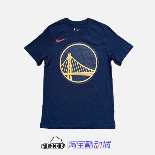 Nike/耐克 金州勇士队男子篮球文化衫休闲运动短袖T恤 HJ2597-419