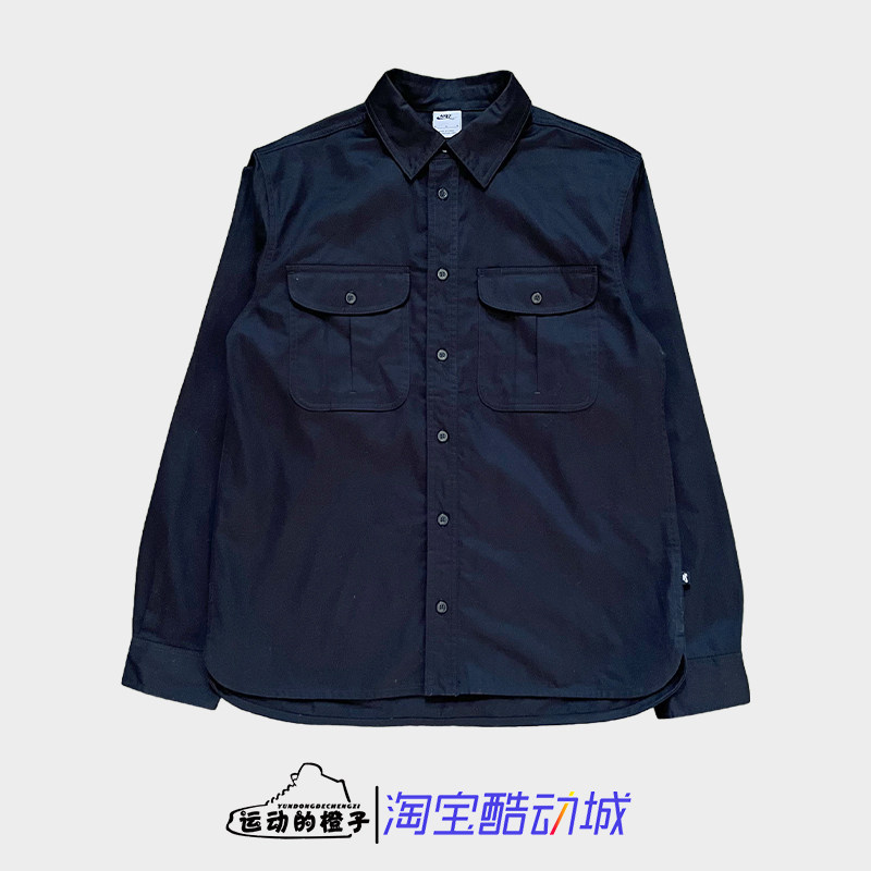 Nike耐克 男子机能运动休闲长袖针织衬衫FQ0398-010,运动服/休闲服装,运动POLO衫,淘宝优惠券,粉丝福利购,淘宝优惠卷