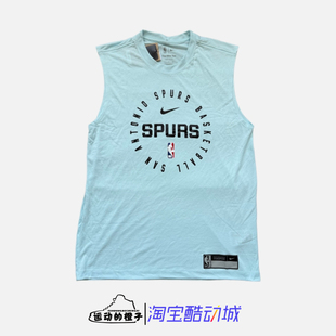Nike/耐克 马刺队 男子速干微弹篮球运动坎肩无袖背心 HF1934-474