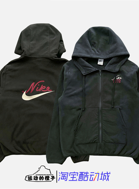 Nike/耐克 男子秋冬运动休闲摇粒绒保暖连帽夹克外套 FV8452-010