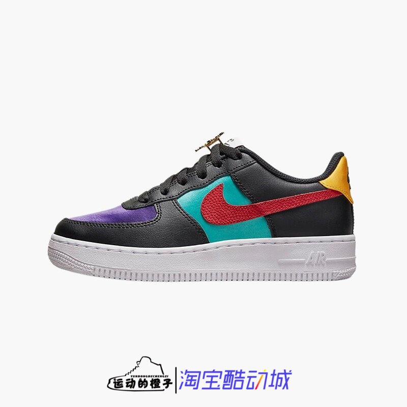 Nike/耐克 AIR FORCE 1 LV8 EMB女子GS大童运动板鞋DN4178-001
