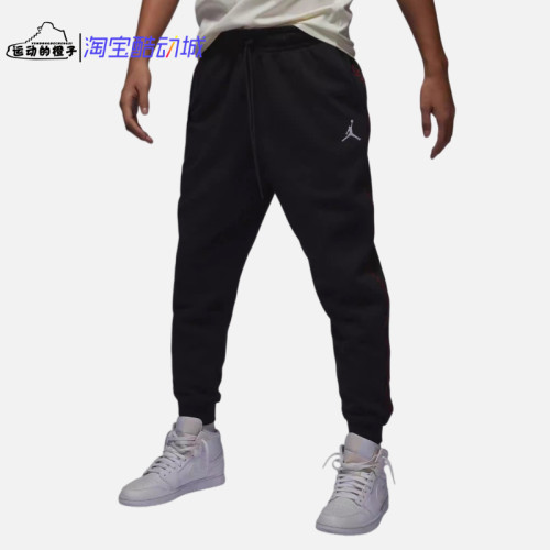 Nike AIR JORDAN 加绒保暖AJ男子针织收脚休闲运动长裤FN6357-010