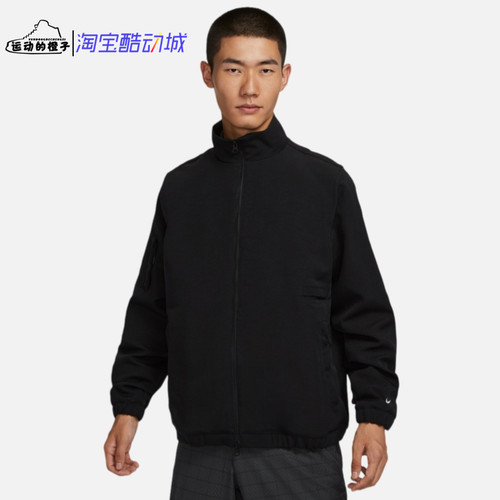 Nike THERMA防风保暖男子梭织立领高尔夫运动夹克外套 FB5496-010