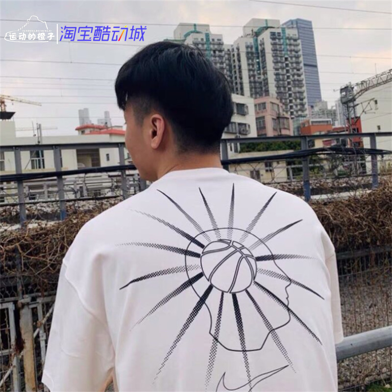 耐克刺绣logo男子篮球短袖t恤