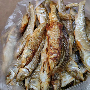 韶关南雄特产农家柴火烤小河鱼干无盐淡水小鱼干小杂鱼水产干货