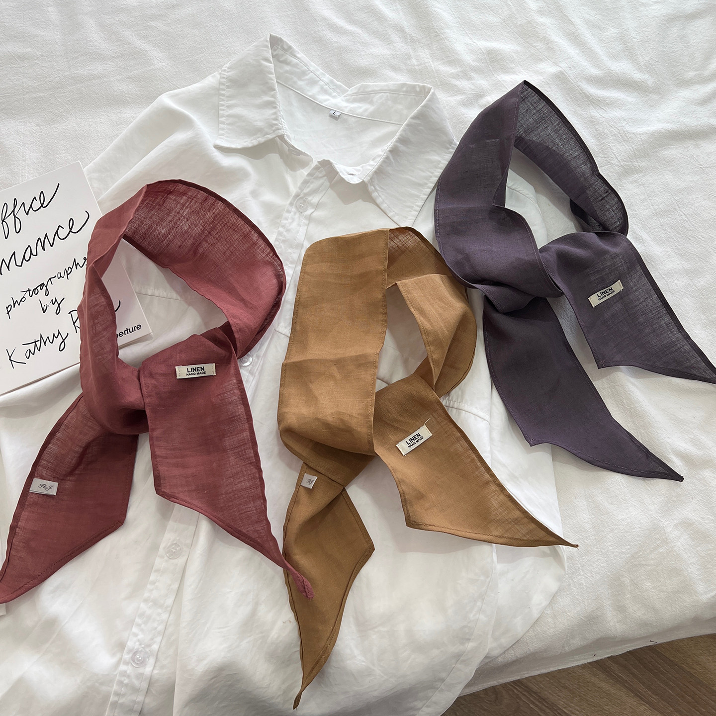 素净感亚麻纯色小丝巾女春夏薄款长条护颈装饰领巾百搭衬衫搭配饰,服饰配件/皮带/帽子/围巾,围巾/丝巾/披肩,淘宝优惠券,粉丝福利购,淘宝优惠卷